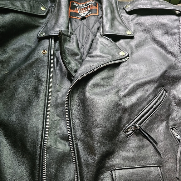 Men's Interstate Leather Jacket size 56 - Picture 3 of 5
